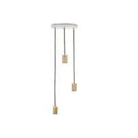 Lustră albă/în culoare naturală cu intensitate reglabilă ø 25 cm – tala
