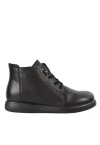 Ghete casual - dama - piele naturala - - Negru