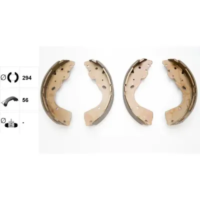 Set saboti frana TEXTAR 91081800