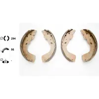 Set saboti frana TEXTAR 91081800