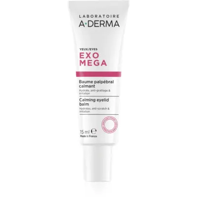 A-Derma Exomega Calming Eyelid Balm crema calmanta zona ochilor 15 ml