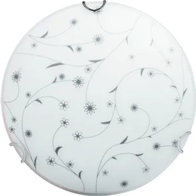 Plafoniera Flower Alb+Negru 1xE27 60W 25cm