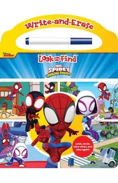 Disney Junior Marvel Spidey and His Amazing Friends: Write-And-Erase Look and Find