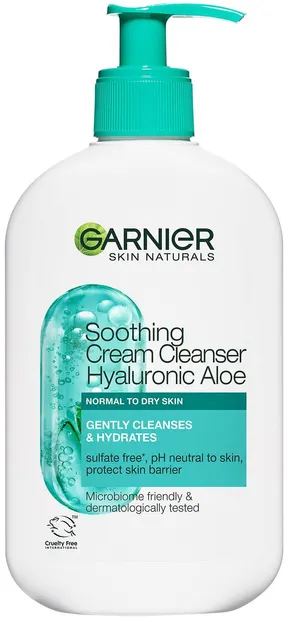 Garnier Skin Naturals Cremă de curățare a feței Hyaluronic Aloe, 250 ml