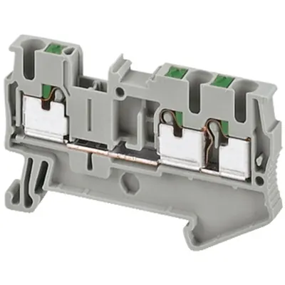 Bloc Terminal De Trecere Linergy4Mm² 32A Cu Un Nivel 1X2 Conex. Push-InAlbastru