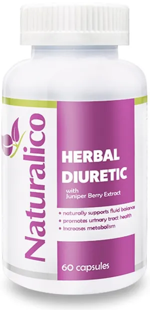 Herbal Diuretic, 60 capsule, Naturalico