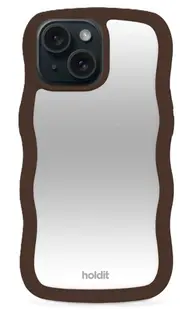 Husa Holdit - Wavy, iPhone 13/14/15/16e, Chocolate/Mirror