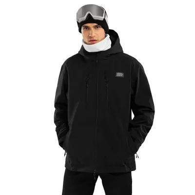 Jachetă de snowboard pentru bărbați W5 Nix Negru
