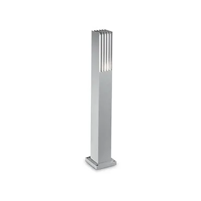 Stalp de gradina Marte, 1 bec, dulie E27, L:140 mm, H:805 mm, Gri