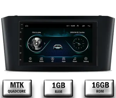 Navigatie Toyota Avensis (2004-2008), Android, P-Quadcore 1GB RAM + 16GB ROM, 7 INCH - AD-BGP1001+AD-BGRTO0062DIN