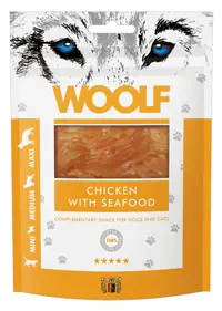 WOOLF DOG SNACKS Chicken and Seafood 100g