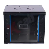 Cabinet metalic de perete 19', tip rack wallmount, 6U 600x450 mm, Xcab seria N, Negru