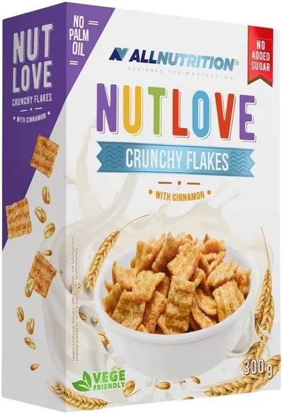 Nutlove Crunchy Flakes with Cinnamon, 300 g, AllNutrition