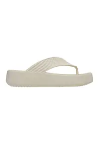 Papuci flip-flop cu striatii - Alb murdar