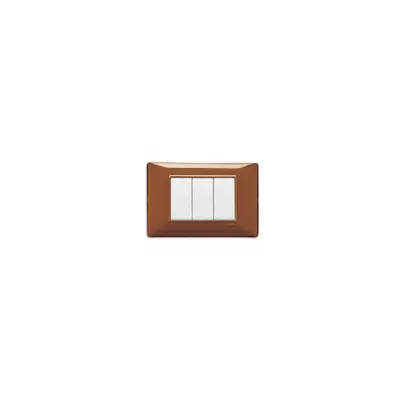 Placa ornament 7 module Vimar(Plana) Reflex tobacco
