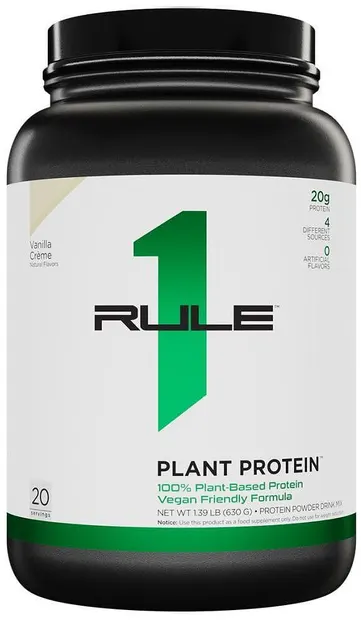 Plant Protein, cremă de vanilie, 630 g, Rule1