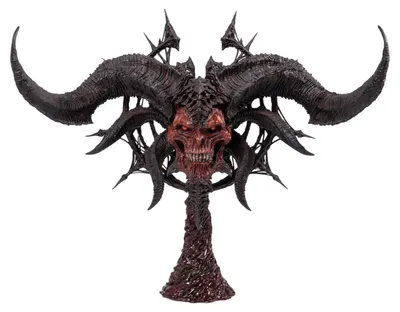 Replică Pure Arts Games: Diablo IV - Mephisto Art Mask, 1/2, 43 cm