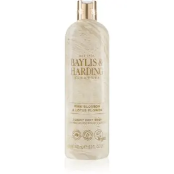 Baylis & Harding Elements Pink Blossom & Lotus Flower gel de duș de lux