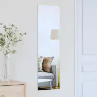 vidaXL Ogledna de perete Dreptunghiular 30 x 100 cm sticlă securizată