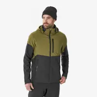 Geacă ușoară și hidrofobă de schi Softshell 900 Negru și kaki Bărbați