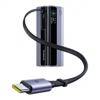 Baterie Externa Baseus EnerGeek GR11, 10000mAh, 100W, QC + PD, 1 x USB-A - 2 x USB-C, Gri E0027A01