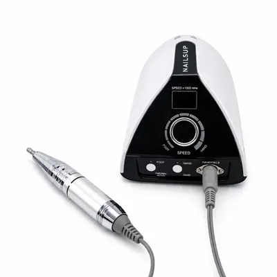 Freză Unghii Profesională NAILSUP ZS-711, 35.000 RPM, Albă