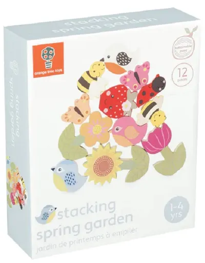Set educațional Orange Tree Toys - Asamblarea unei grădini colorate