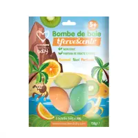 Bombe de baie EASYCARE BABY efervescente copii fructe exotice 3 bucpunga