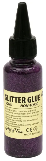 Lipici cu brocart Em Art - Violet(50 ml)