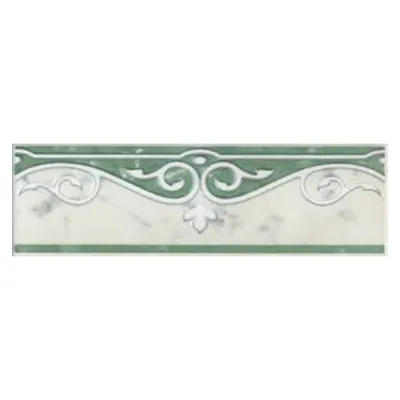 Brau decorativ faianta baie / bucatarie Florencia Verde 8 x 25