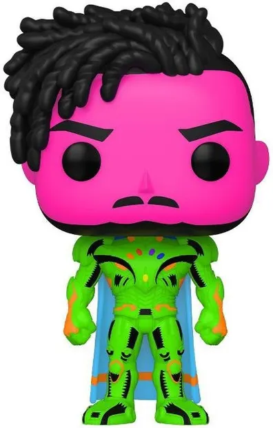 Figurina Funko POP! Marvel: What If…? - Infinity Killmonger (Blacklight) (Special Edition) #1058, 25 cm
