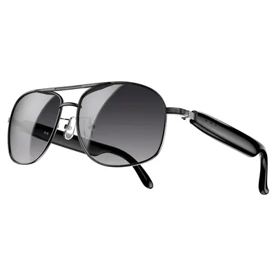 Ochelari de soare Blackview D1 Pro Black, Protectie UV, Bluetooth 6.0, Dual Speaker, Microfon Noise-Canceling, Apeluri, Pana la 6 ore Autonomie