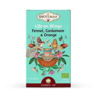 Ceai elements - life on wings - fenicul, cardamom si portocala bio 16dz x 2g 32g Shotimaa