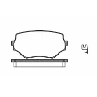 Set placute frana, frana disc REMSA 0594.02