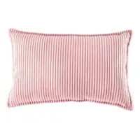 Pernă decorativă pentru copii roz cu tapițerie din catifea reiată Bolster – Wigiwama