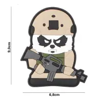 Patch Tactical Panda velcro 3D - Default Title
