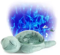 Lampă-proiector de noapte cu melodii și proiecții subacvatice Cloud B - Tranquil Turtle, Green