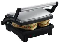 Grill Russell Hobbs - Cook Home 17888-56, antiaderent, nervurat, argintiu
