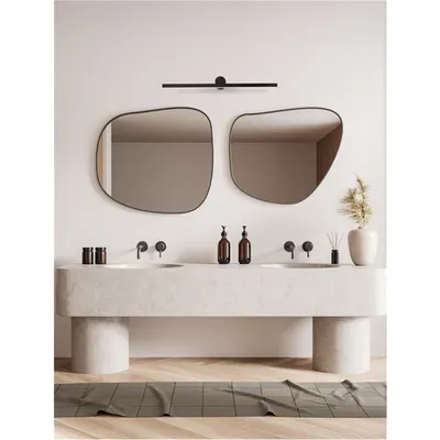 Corp de iluminat pentru baie BREGGO Nisipiu Negru Aluminiu LED 17W 220-240V 890Lm 3000K IP54