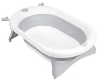 Cadă pliabilă pentru bebeluși KikkaBoo - Foldy, 80 cm, gri
