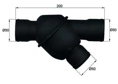 Termostat lichid racire (79 C, cu carcasa) potrivit MAN M 2000 L, M 2000 M, M90 D0824LF01-D0836LFL02 08.88