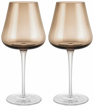 Set 2 pahare de vin Blomus - Belo, 600 ml, maro