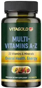 Multivitamine A-Z, 30 comprimate, Vitagold