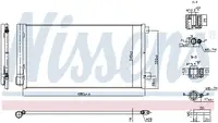 Radiator aer conditionat AC cu uscator potrivit JEEP COMPASS 1.4 1.6D 2.0D 03.17-