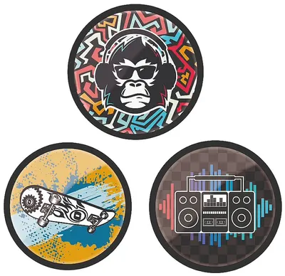 Insigne pentru ghiozdan Nikidom Roller Up - Beat