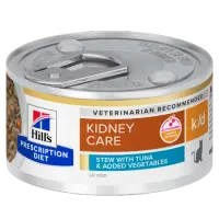 Conserva dietetica pentru pisici Hill s PD Kidney Care K D cu ton 82 gr