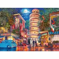 Ravensburger - Puzzle strazile din Pisa 500 piese design nou