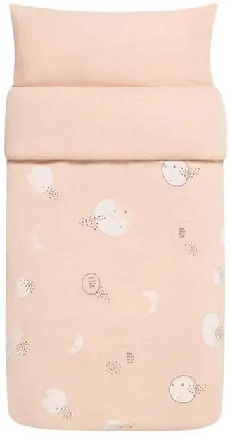 Set de cearșafuri pentru copii Baby Clic - Nuit Pink, 70 x 140 cm