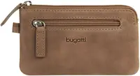 Husa pentru chei din piele Bugatti Volo - Maro deschis