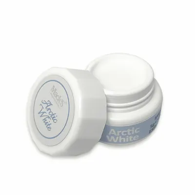 Arctic White Macks 5gr – Gel Alb Intens pentru French si Nail Art | FSM Romania
